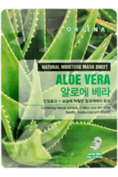 Orjena Aloe Vera Mask Sheet, 23 ml - Soothing aloe vera sheet mask