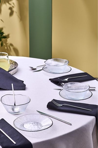 Karaca Marlon 6 Piece Glass Dessert and Cake Set