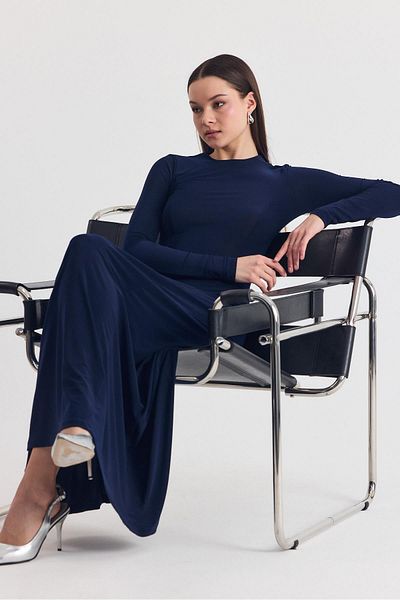 Rays Rochie maxi din țesătură elastică cu mânecă lungă Laci 2510
