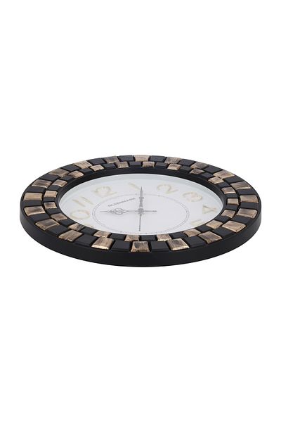 Olsenmark Round Wall Clock OMWC1921 WallMounted, Battery Operated and Durable and 2 YEAR WARRANTY