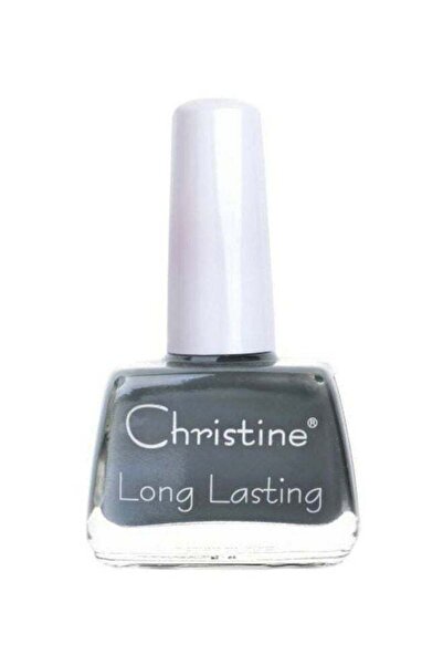 Christine طلاء أظافر طويل الأمد من كريستين 123 رمادي 12مل
