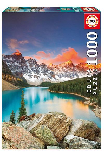 EDUCA Moraine Lake, Banff National Park, Canada 1000 Piece Puzzle