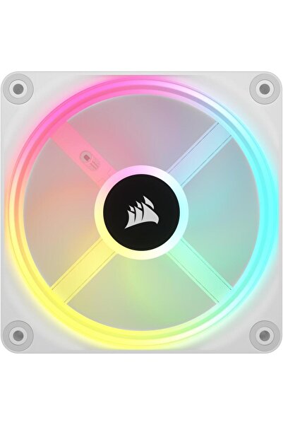 Corsair Ventilator Corsair iCUE LINK QX120 RGB Magnetic Dome, Expansion Kit, 120 mm, Alb