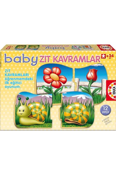 EDUCA Puzzle Baby Opposite Concepts Educational Puzzle