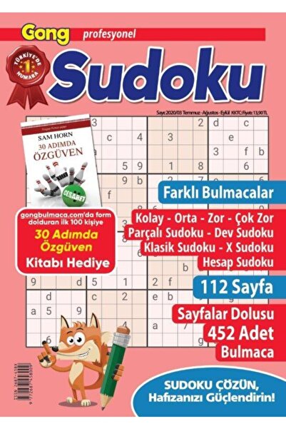 Gong Profesyonel Sudoku 003