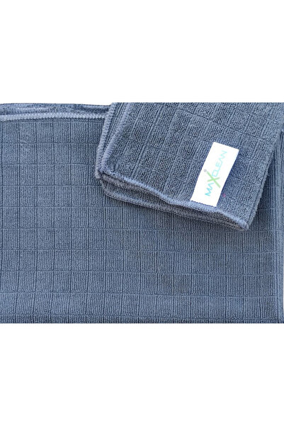 MaxClean ( 3 Adet ) Gri Mikrofiber Mutfak Temizlik Bezi Gri Renk 40*40 Cm Leke Tutmaz Koku Yapmaz