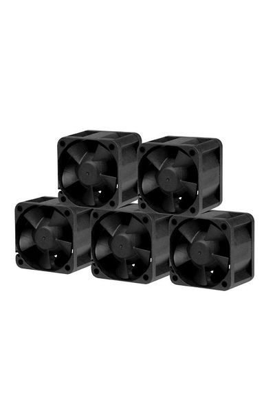 Arctic Set 5 ventilatoare Arctic S4028-6K, 40 mm, 6000 rpm (Negru)