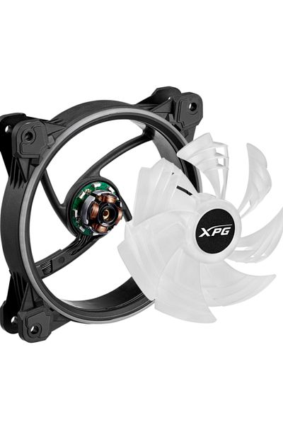 XPG Ventilator XPG Hurricane, iluminage aRGB, 2000rpm (Negru)