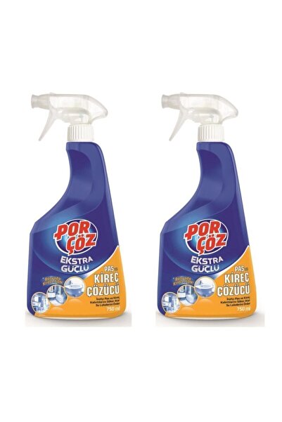 Porçöz Pas Kireç Çözücü Sprey 750ml x2 Adet