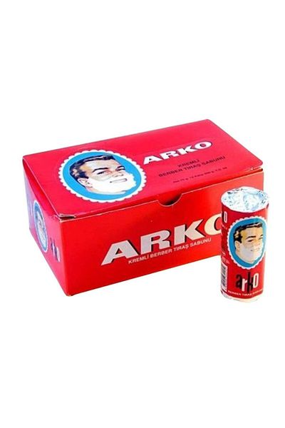 ARKO Barber Shaving Soap 75 G X 12 Pieces Box Cream