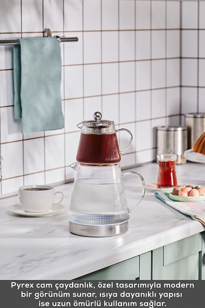 Karaca Keops Borosilicate Glass Teapot
