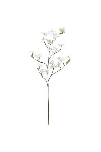 IKEA SMYCKA Dogwood Artificial Spray White 100cm Indoor/Outdoor Floral D cor
