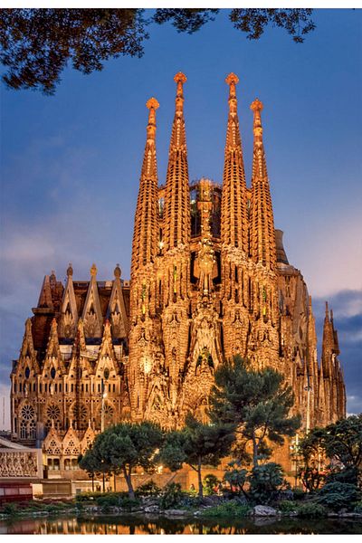 EDUCA Puzzle Sagrada Famılıa 1000 Piece Puzzle