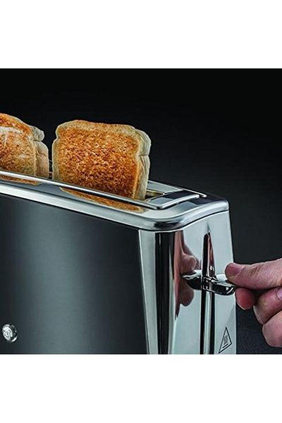 RUSSELL HOBBS Russell Hobbs 23251-56 Luna Toaster, 1420 W, 6 levels, 2 slices (Grey/Stainless Steel)