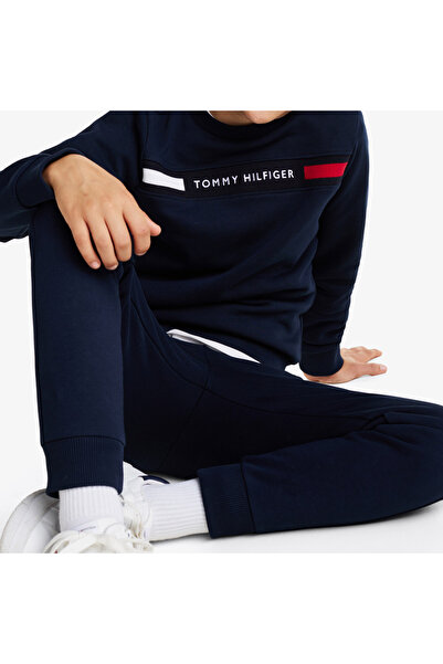 Tommy Hilfiger Tommy Jeans Logo Çocuk Lacivert Eşofman Takımı