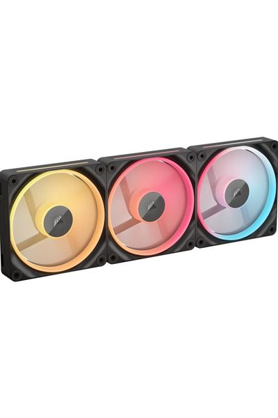 Corsair CORSAIR iCUE LINK LX120-R 3x120mm RGB Fans (Black)
