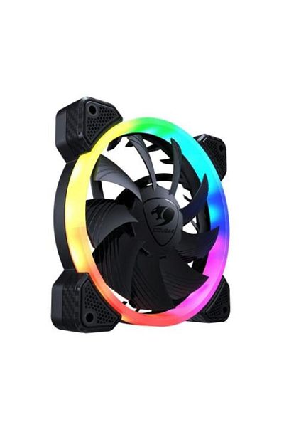 Cougar Ventilator Cougar Vortex VK120 RGB, iluminare RGB, 120mm, 1500 rpm, PWM (Negru)
