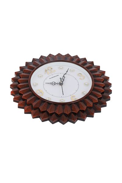 Olsenmark Round Wall Clock OMWC1934 WallMounted, Battery Operated and Durable and 2 YEAR WARRANTY