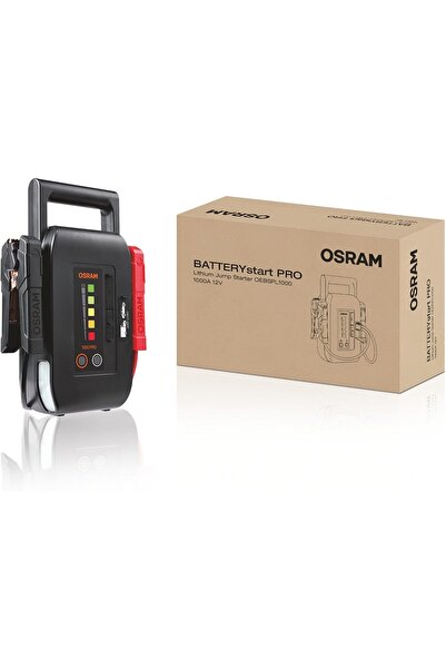 Osram BATTERYstart PRO, 1000A 12V Lityum Jump Starter, Profesyonel Araç Takvi...