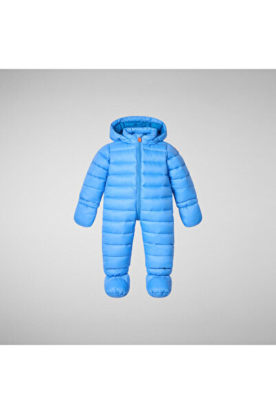 SAVE THE DUCK Unisex Çocuk Kapüşonlu Tulum Mavi - Storm