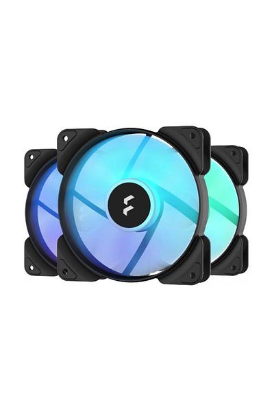 Fractal Design Set 3 ventilatoare Fractal Design Aspect 12 RGB Black Frame, 120mm (Negru)