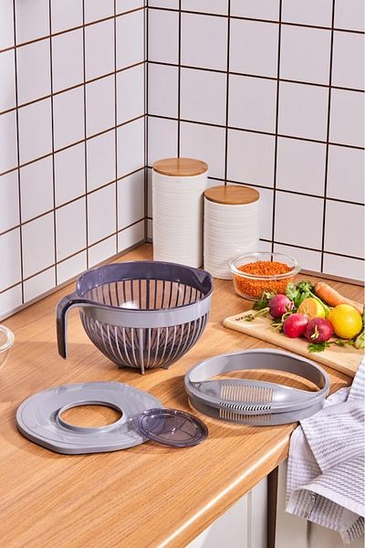 Karaca 3 in 1 Mixer Mixing Bowl and Strainer Set