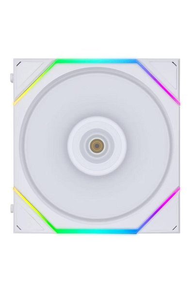 Lian Li Set of 3 Lian Li UNI FAN TL fans, RGB lighting, 120 mm, 2600 rpm, PWM + Controller (White)