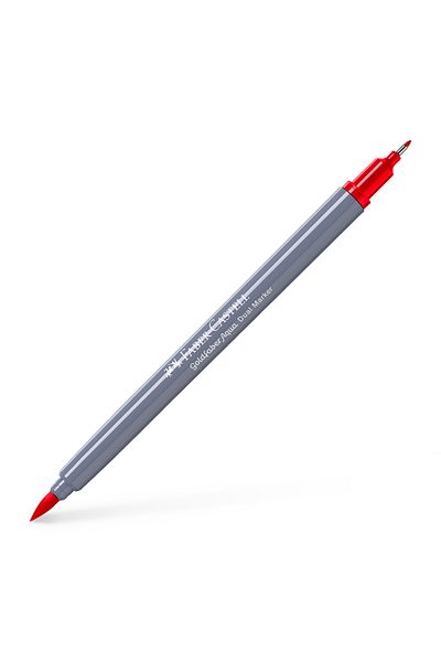 Faber Castell Watercolor Marker Dual Tip Goldfaber Red 121 Faber-Castell