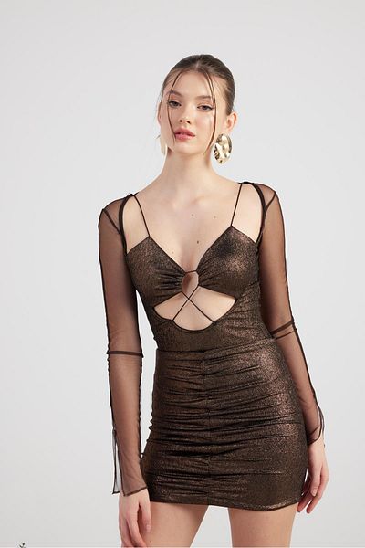 HOLLY LOLLY Shiny Fabric Bodysuit, Skirt Set and Breakfast