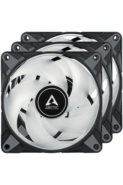 Arctic Kit 3 Ventilatoare ARCTIC P12 PWM PST A-RGB, 120mm