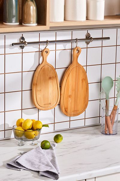 Karaca Havin 2-Piece Bamboo Cutting and Presentation Board 33/39 cm