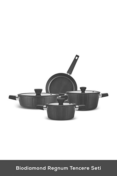 Karaca Biodiamond Regnum 7 részes edény és serpenyő készlet indukciós aljzattal