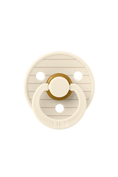 Bibs Studio Colour Pin Kauçuk Emzik - Ivory-vanilla 0-6 Ay