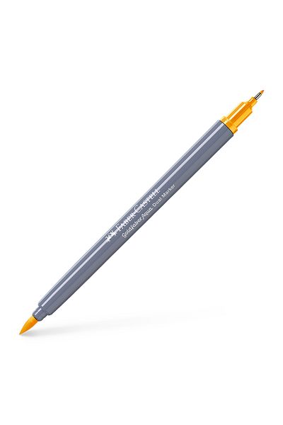 Faber Castell Watercolor Marker Dual Tip Goldfaber Medium Chrome Yellow 208 Faber-Castell