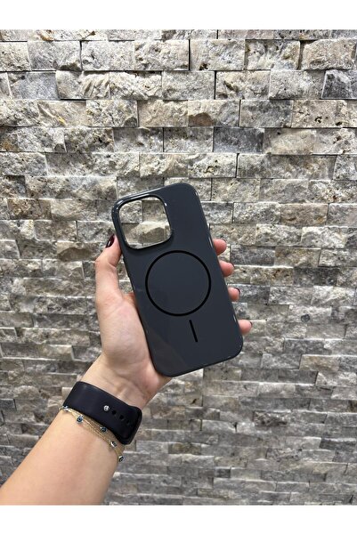 Store Iphone 16 Pro Uyumlu Siyah Renkli MagSafe Özellikli Orijinal Kılıf
