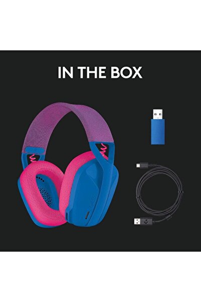 logitech Casti Gaming Wireless LOGITECH G435 LIGHTSPEED, Bluetooth (Albastru)