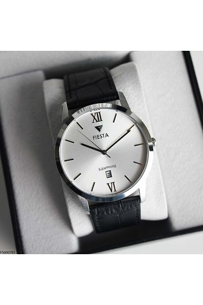 Fiesta Fs 600781   Men's Wrist Watch with Leather Cord