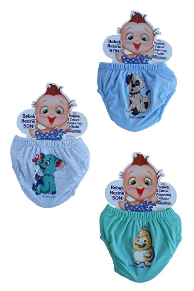 jilly jo Pachet de 3 pantaloni de antrenament pentru bebeluși, din bumbac, rezistenti la scurgeri