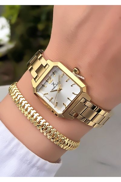 Daniel Klein Original 2 Years Warranty Steel Cord Women's Watch with Bracelet Gift Dkf351H6
