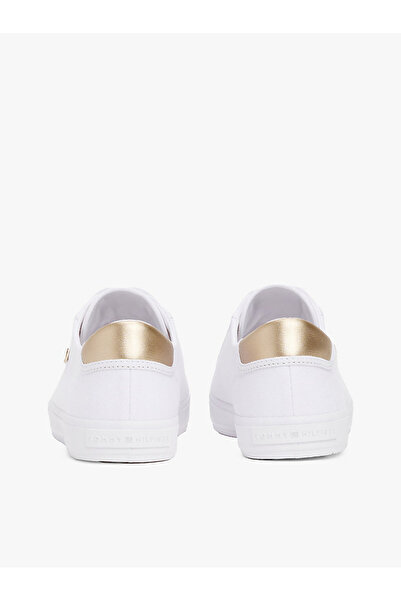 Tommy Hilfiger Vulc Lace Up Kadın Beyaz Sneaker