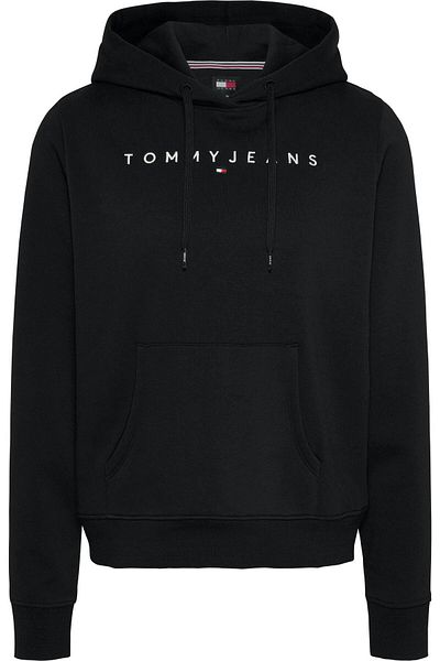 Tommy Hilfiger TOMMY JEANS ДАМСКИ СУИТШЪТ С ЛИНЕАРНА КАЧУЛКА REG