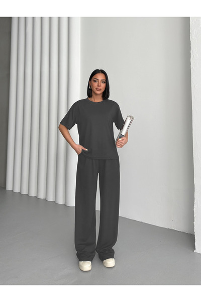 OKULCUBABA طقم علوي نسائي مرن عالي الخصر من الأسفل