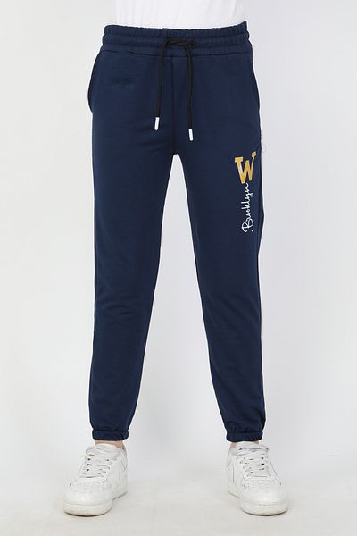e-çocuk Pantaloni de trening pentru copii unisex cu imprimeu W Brooklyn 4189