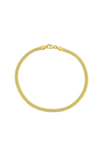 Altınkesesi 14 Ayar Altın Snake Zincir Bileklik