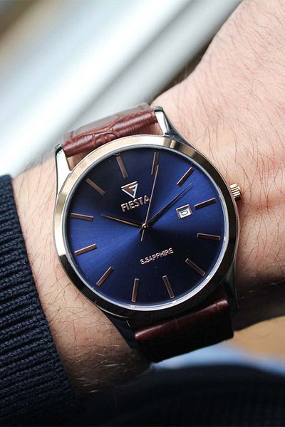 Fiesta Fs 600803   Men's Wrist Watch with Leather Cord