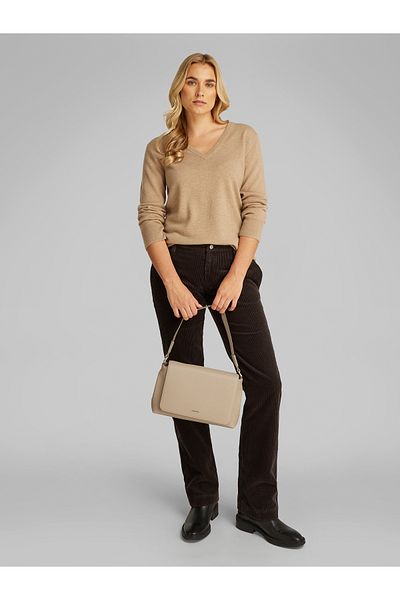 Calvin Klein Calvin Klein Beige Must Mono Satchel Bag