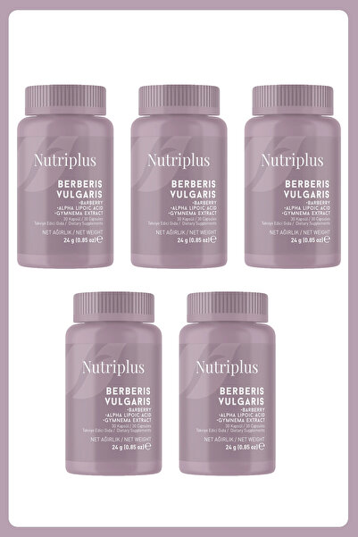 Farmasi Nutriplus Berberis Vulgaris (Karamuk) Extract 30 Capsules - 5 Pieces