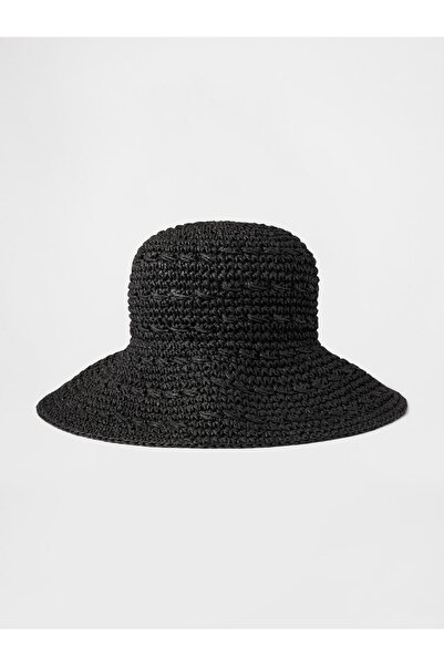 GAP Kadın Siyah Bucket Şapka
