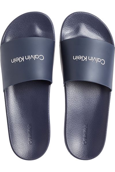Calvin Klein Men Calvin Navy Pool Rubber Sliders