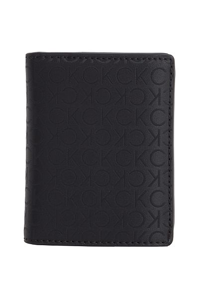 Calvin Klein Men Black Sleek 7CC Bifold Wallet